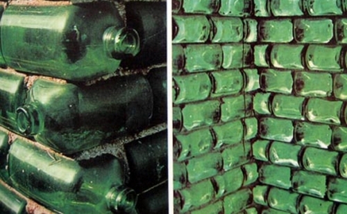 Дом из бутылок Дом из бутылок