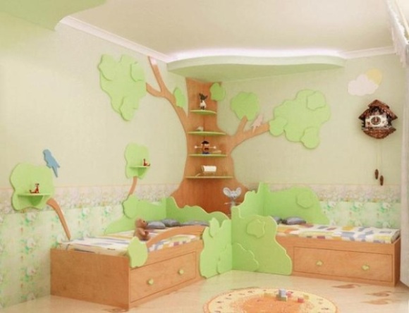 Комната для двоих детей Комната для двоих детей