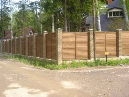Вариации заборов для дачи Вариации заборов для дачи