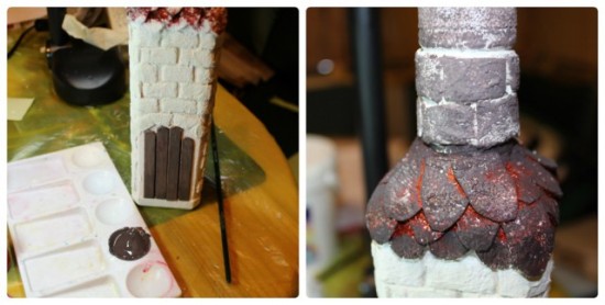 Украшение (декупаж) подарочной бутылки для праздничного стола своими руками Украшение (декупаж) подарочной бутылки для праздничного стола своими руками