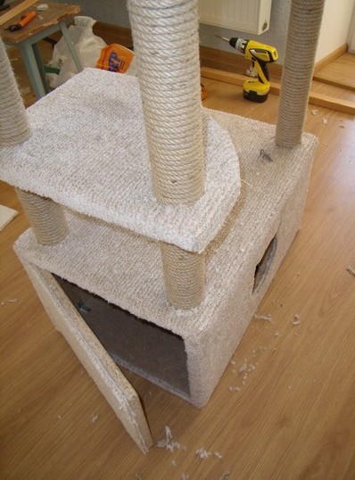 Дом для кошки своими руками Дом для кошки своими руками