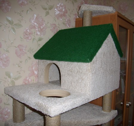 Дом для кошки своими руками Дом для кошки своими руками