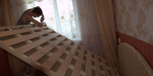 Двуспальная кровать своими руками Двуспальная кровать своими руками