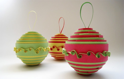 Елочные игрушки из бумаги на Новый год Елочные игрушки из бумаги на Новый год