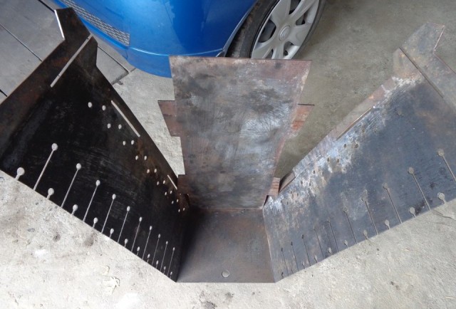 Переносной разборный мангал из металла своими руками Переносной разборный мангал из металла своими руками