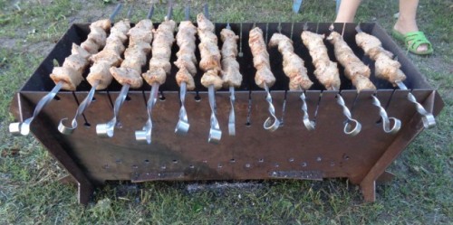 Переносной разборный мангал из металла своими руками Переносной разборный мангал из металла своими руками