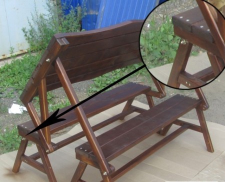 Скамейка-трансформер своими руками Скамейка-трансформер своими руками