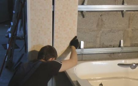 Отделка ванной комнаты пластиковыми панелями своими руками Отделка ванной комнаты пластиковыми панелями своими руками