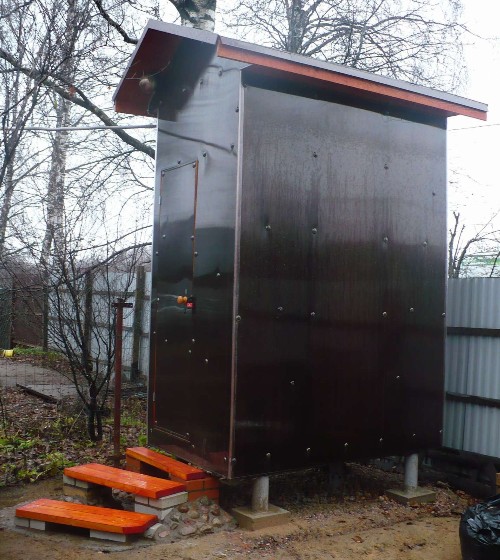 Душ из поликарбоната своими руками Душ из поликарбоната своими руками