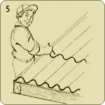 Покрытие крыши ондулином Покрытие крыши ондулином
