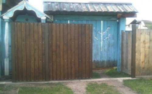 Ворота своими руками (монтаж, установка) Ворота своими руками (монтаж, установка)